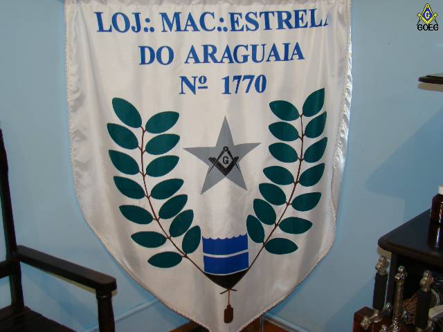 Estandarte da Loja Maçônica Estrela do Araguaia