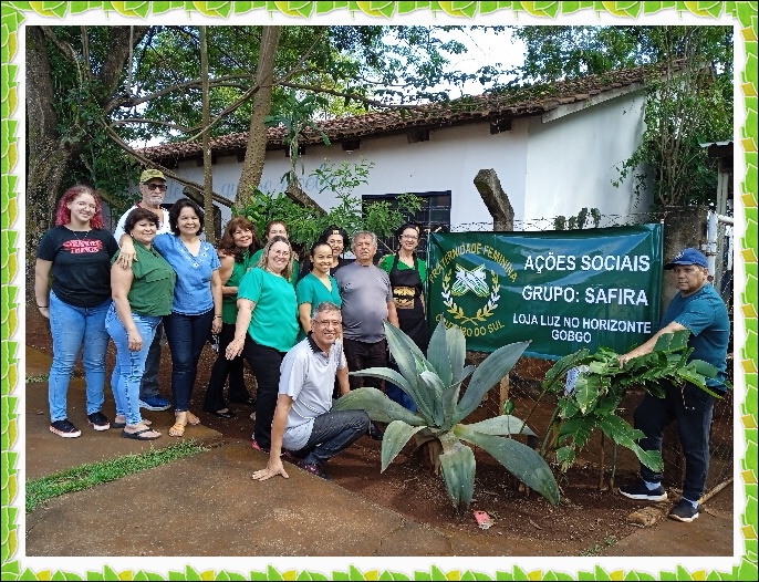 Irmãos e Cunhadas da Loja Luz no Horizonte 2038 e Fraternidade Feminina Safira