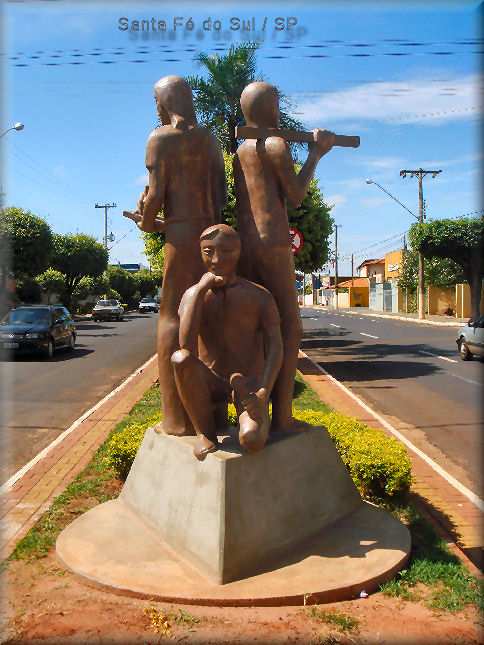 Monumento Maçônico de Santa Fé do Sul - SP - destaque O Aprendiz